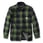 Carhartt Flannel Sherpa-Foret skjortejakke GD3/Grøn S 105939GD3-S miniature