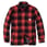 Carhartt Flannel Sherpa-Foret skjortejakke R81/Rød XL 105939R81-XL miniature