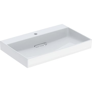 Geberit ONE washbasin 75 x 48 cm, Tap hole=central,  KeraTect/white, glossy white 505.036.00.1