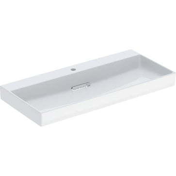 Geberit ONE washbasin 105 x 48 cm, Tap hole=central,  KeraTect/white, glossy white 505.046.00.1