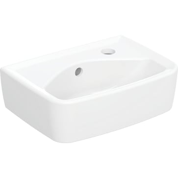 Geberit Bastia washbasin 35 cm square, white 502.661.01.1