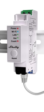 Shelly Pro EM 50A - WiFi 1-faset energimåler, 2x50A 3800235268148