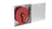 Falck hose reel cabinet model 4SW w/30m x 25mm hose f/indoor use f/wall and recess mounting 566405 miniature