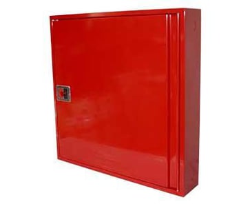 Falck hose reel cabinet model 4SW w/30m x 25mm hose f/outdoor use f/wall mounting 566425P3000