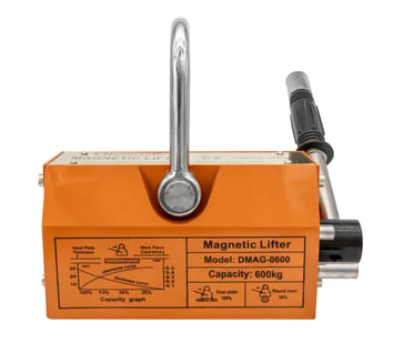 Permanent lifting magnet 600 kg / 300 kg (Safety factor 3,5) 30215170
