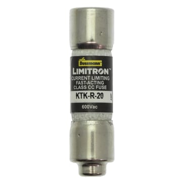 Sikrings-link, LV, 20 A AC 600 V, 10 x 38 mm, CC, UL, fast acting, rejection-type KTK-R-20