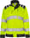 HiViz Green jakke kl.3 dame 4067 GPLU HV. gul/sort 5XL 131984-196 5XL miniature