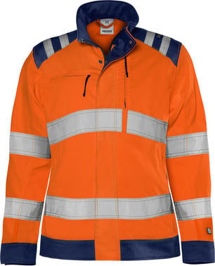 HiViz Green jakke kl.3 dame 4067 GPLU HV. orange/marine L 131984-271 L