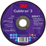3M™ Cubitron™ 3 Skrubskive med forsænket midte, 98647, 36+, T27, 125 mm x 7 mm x 22,23 mm, EN, 10-pak, 20 stk./kasse