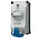 Wallmounted receptacle DUO 16A4P9h 230V IP44 5601409G miniature