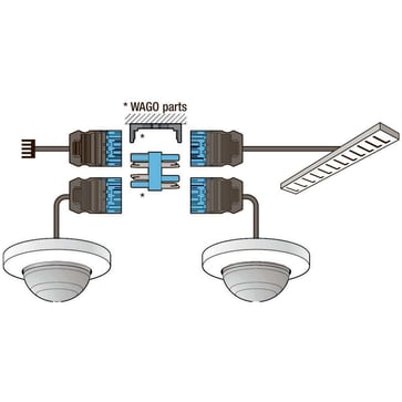 P46LR WAGO WINSTA® MIDI 2 meter kabel 5-polig, kontakt, SnapFit 353-751021-1