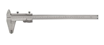 Skydelære med låseskrue 0-300x0,05mm med finjustering og kæbelængde 60mm (Inkl. Certifikat) 10134300K