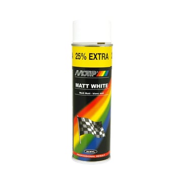 Motip Auto Akrylspray hvid højglans 500ml 04004