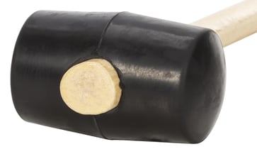RUTHE Rubber Hammer ash, No. 3007560119, 75 x 130 mm 3007560119