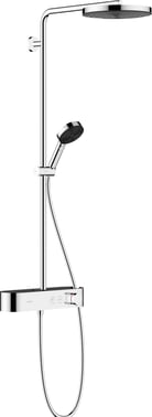 hansgrohe Pulsify S Showerpipe 260 1jet m/ShowerTablet Select 400, krom 24220000