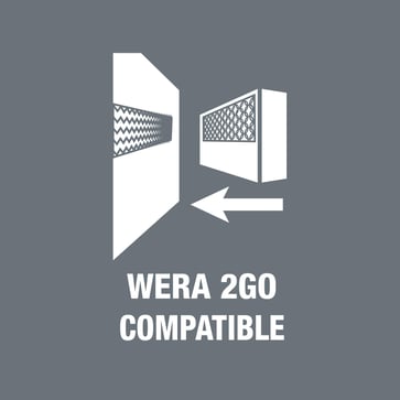 Wera 2go 2 Værktøjs-Container, 3 dele 05004351001