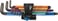Wera stiftnøglesæt 950/9 Hex-Plus Multicolour HF 1 BlackLaser m/holdefunktion 9dele 1,5x90-10x224mm 05022210001 miniature
