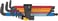 Wera 950/9 Hex-Plus Multicolour Imperial 2 Vinkelnøglesæt, tommemål, BlackLaser, 9 dele 05022640001 miniature