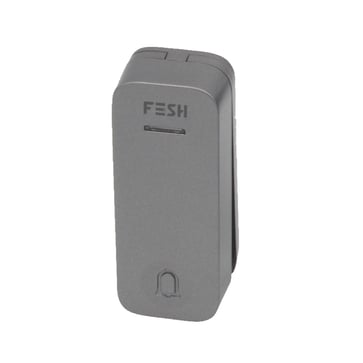 FESH Smart Home Doorchime push - Charcoal - Extra 102056