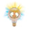 FESH Smart Home LED Bulb - Cold/Warm Amber Deco E27 5,5W Ø 95 208003 miniature