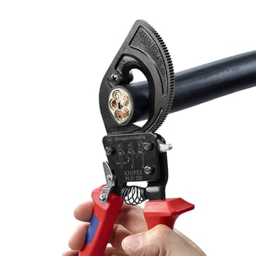 Cable Cutter (ratchet action) with multi-component grips 250 mm 95 31 250