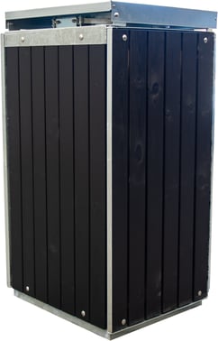 Waste rack B96 UNIVERSAL - single - painted black B96-M