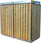 Waste rack B96 UNIVERSAL – double – pressure impregnated pine wood B96-D miniature