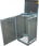Waste rack B207 UNIVERSAL – single – galv. steelframe w/perforated plate B207-GALV miniature
