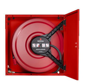 NOHA hose reel 3 795x795x180mm 25mmx30m sl red steel 558046-002