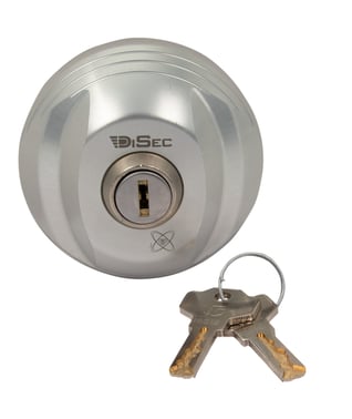 DiSec75 lock for van, silver - 1 unit 14829