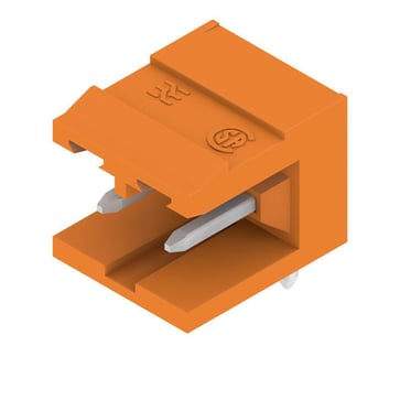 PCB plug-in connector (board connection), 5.08 mm, number of poles: 2, outgoing elbow: 90° 1238060000
