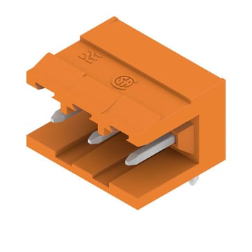 PCB plug-in connector (board connection), 5.08 mm, number of poles: 3, outgoing elbow: 90° 1238160000