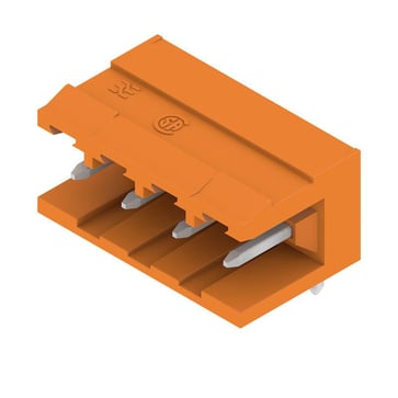 PCB plug-in connector (board connection), 5.08 mm, number of poles: 4, outgoing elbow: 90° 1238260000