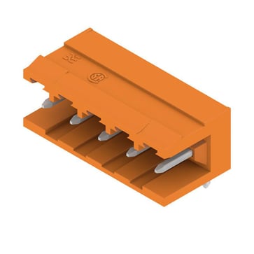 PCB plug-in connector (board connection), 5.08 mm, number of poles: 5, outgoing elbow: 90° 1238360000
