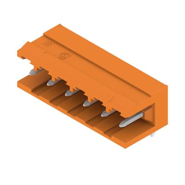 PCB plug-in connector (board connection), 5.08 mm, number of poles: 6, outgoing elbow: 90° 1238460000