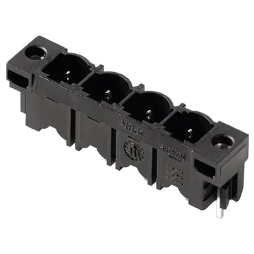 PCB plug-in connector (board connection), 7.62 mm, number of poles: 4, outgoing elbow: 180° 1141110000