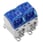 Potential distributor terminal, screw connection, 1000 V, 214 A, number of poles: 2, Mounting plate, TS 35, blue 2519470000 miniature