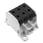 Potential distributor terminal, screw connection, 50, 1000 V, 150 A, number of connections: 6, number of poles: 1, TS 35, Mounting plate, black 2874520000 miniature