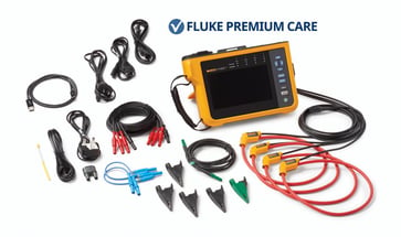 Fluke 1777 Trefase Power Quality Analysator med 3-års Premium Care bundle. FLK-1777/FPC 3YR EU 5596830