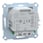 USB charger + socket-outlet, Merten System M, 2P + E, 16A screwless terminals, glossy, polar white MEG2367-0319 miniature