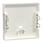 Cover pl. w. indicator window f. pull-cord switch, polar white MEG3380-0319 miniature