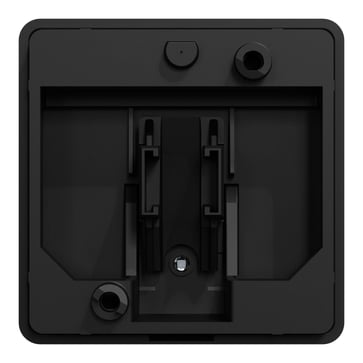 Cover plate for card switch, black, Merten System M MEG3854-0403