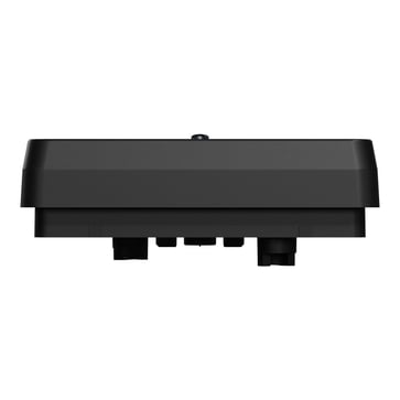 Cover plate for card switch, black, Merten System M MEG3854-0403