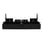 Rocker for roller shutter switch and push-button, Ocean Plastic, black matt, System M MEG3855-0403 miniature