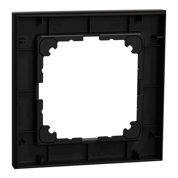 Cover frame, Merten M-Pure, 1-gang, Ocean Plastic, black matt MEG4010-3603