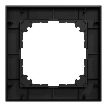 Cover frame, Merten M-Pure, 1-gang, Ocean Plastic, black matt MEG4010-3603