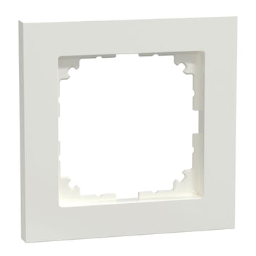 Cover frame, Merten M-Pure, 1 gang, polar white MEG4010-3619