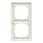 Cover frame, Merten M-Pure, 2 gangs, polar white MEG4020-3619 miniature