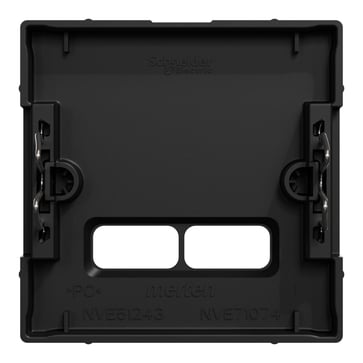 cover platefor USB charger, black, Merten System M MEG4367-0403