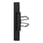 cover platefor USB charger, black, Merten System M MEG4367-0403 miniature